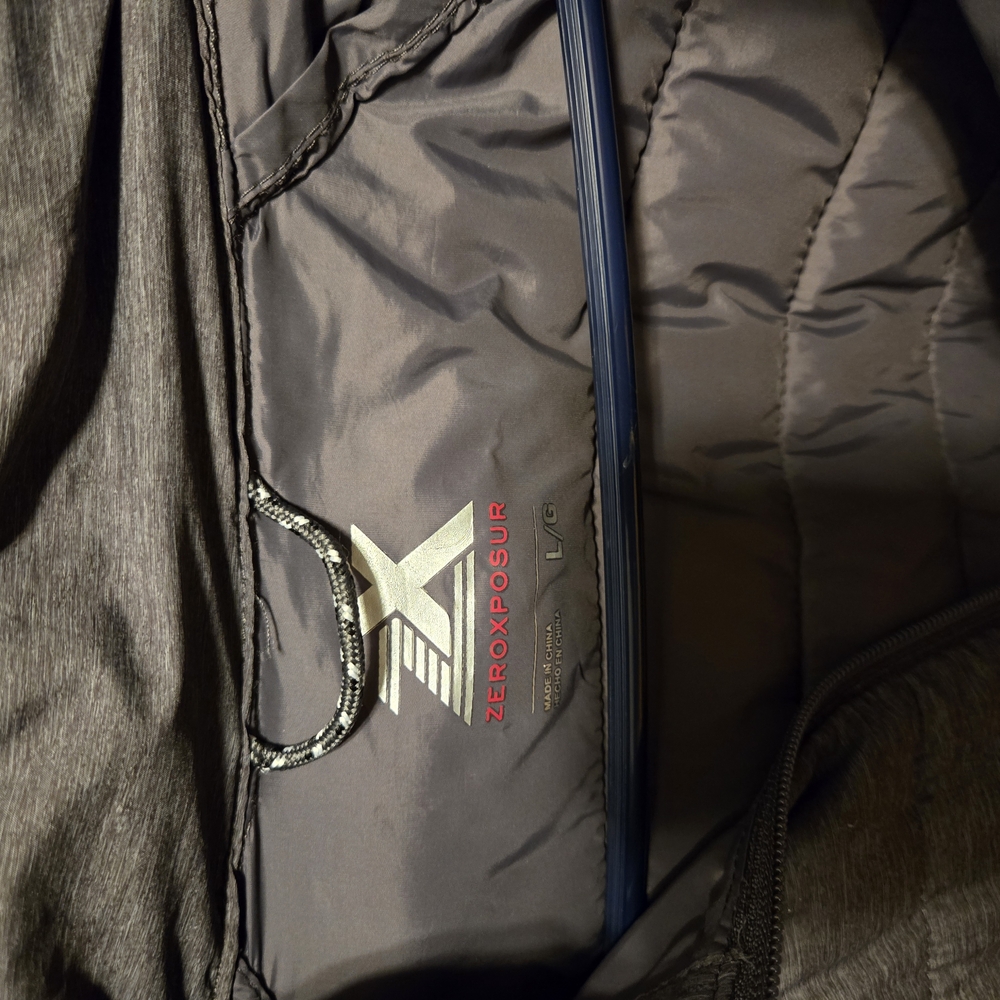Gray Quilted Jacket - Picture 6 of 6